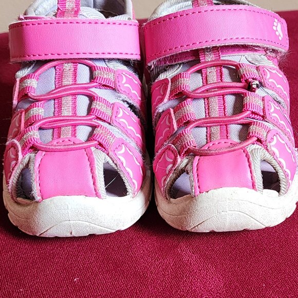 Rugged Bear Pink Closed Toe Sandals Size 6 - Picture 7 of 8